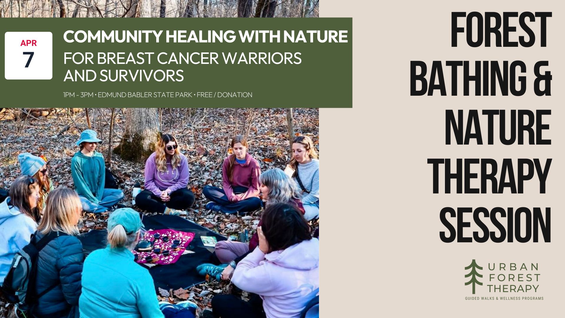 Forest Bathing and Nature Therapy for Breast Cancer Warriors and Survivors - BABLER-STATE-PARK